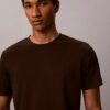 T-shirt de gola redonda em algodão Supima T-shirt de gola redonda em algodão Supima