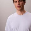 T-shirt de gola redonda em algodão Supima