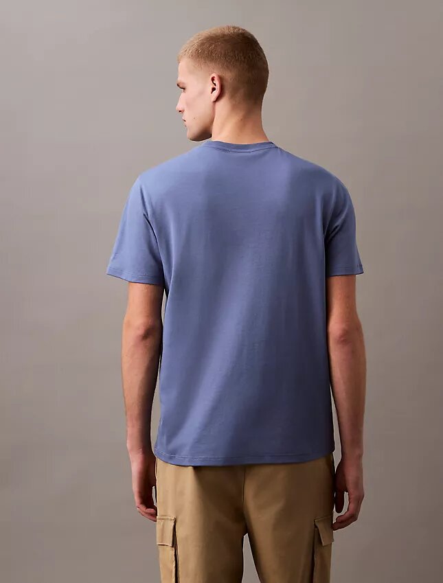 T-shirt de gola redonda em algodão Supima T-shirt de gola redonda em algodão Supima