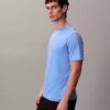 T-shirt de gola redonda em algodão Supima