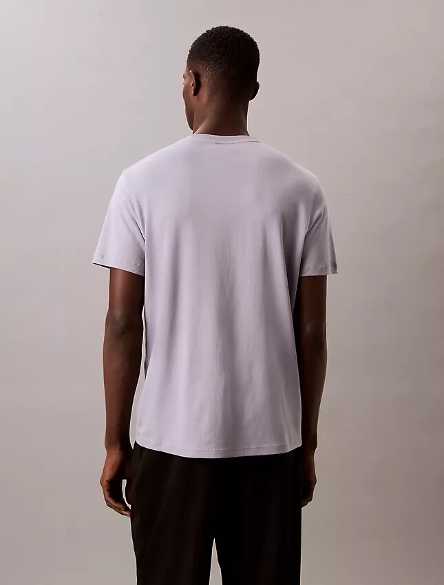 T-shirt de gola redonda em algodão Supima T-shirt de gola redonda em algodão Supima