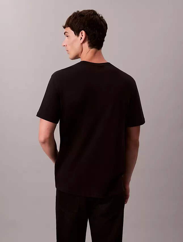 T-shirt de gola redonda em algodão Supima T-shirt de gola redonda em algodão Supima