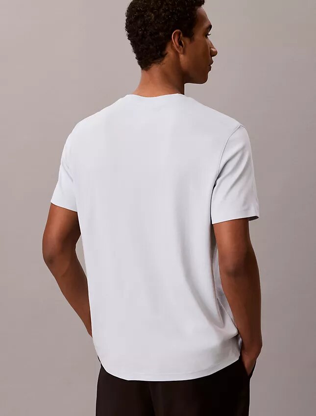 T-shirt de gola redonda em algodão Supima T-shirt de gola redonda em algodão Supima