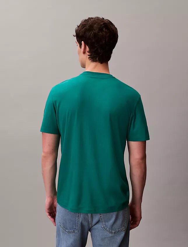 T-shirt de gola redonda em algodão Supima T-shirt de gola redonda em algodão Supima