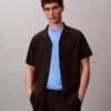 T-shirt de gola redonda em algodão Supima