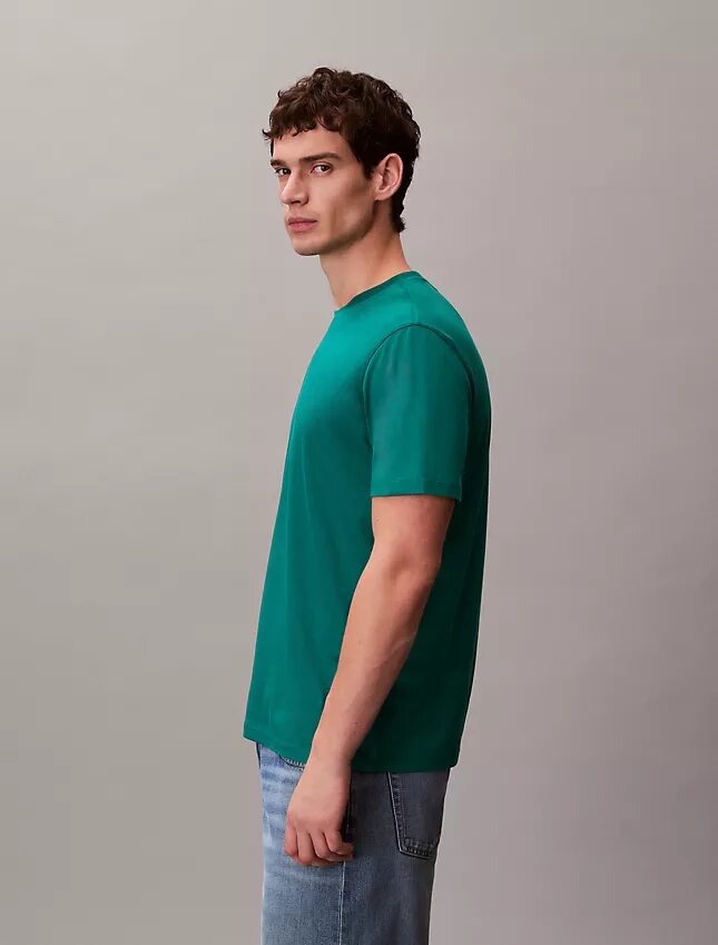 T-shirt de gola redonda em algodão Supima T-shirt de gola redonda em algodão Supima