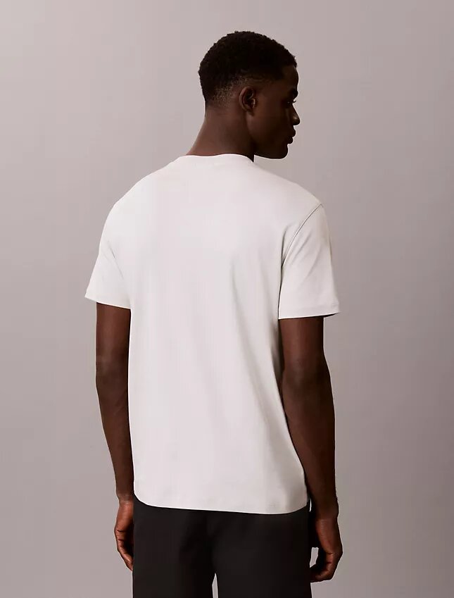 T-shirt de gola redonda em algodão Supima T-shirt de gola redonda em algodão Supima
