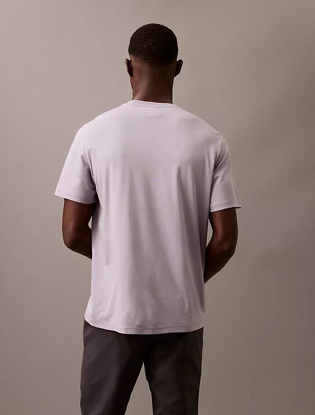 T-shirt de gola redonda em algodão Supima T-shirt de gola redonda em algodão Supima