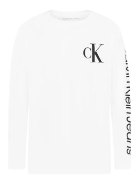 T-shirt de manga comprida com Monogram para meninos