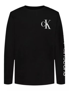 T-shirt de manga comprida com Monogram para meninos