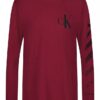 T-shirt de manga comprida com riscas degradadas e Monogram para meninos T-shirt de manga comprida com riscas degradadas e Monogram para meninos