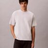T-shirt Descontraída com Gráfico Monologo Desgastado T-shirt Descontraída com Gráfico Monologo Desgastado