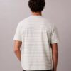 T-shirt Descontraída com Listras Monogram T-shirt Descontraída com Listras Monogram