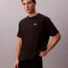 T-shirt Descontraída com Logótipo em Piqué Refrescante T-shirt Descontraída com Logótipo em Piqué Refrescante