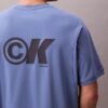T-shirt Descontraída com Logótipo em Piqué Refrescante T-shirt Descontraída com Logótipo em Piqué Refrescante