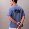 T-shirt Descontraída com Logótipo em Piqué Refrescante T-shirt Descontraída com Logótipo em Piqué Refrescante