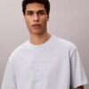 T-shirt Descontraída com Logótipo Emblema T-shirt Descontraída com Logótipo Emblema