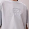 T-shirt Descontraída com Logótipo Emblema T-shirt Descontraída com Logótipo Emblema