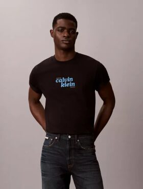 T-shirt Descontraída com Logótipo Gráfico de 1989