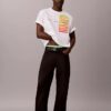 T-shirt Descontraída com Logótipo Ousado Pride T-shirt Descontraída com Logótipo Ousado Pride