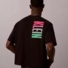 T-shirt Descontraída com Logótipo Ousado Pride T-shirt Descontraída com Logótipo Ousado Pride