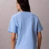T-shirt Descontraída com Logótipo Padrão T-shirt Descontraída com Logótipo Padrão