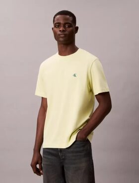 T-shirt Descontraída com Monogram Bordado