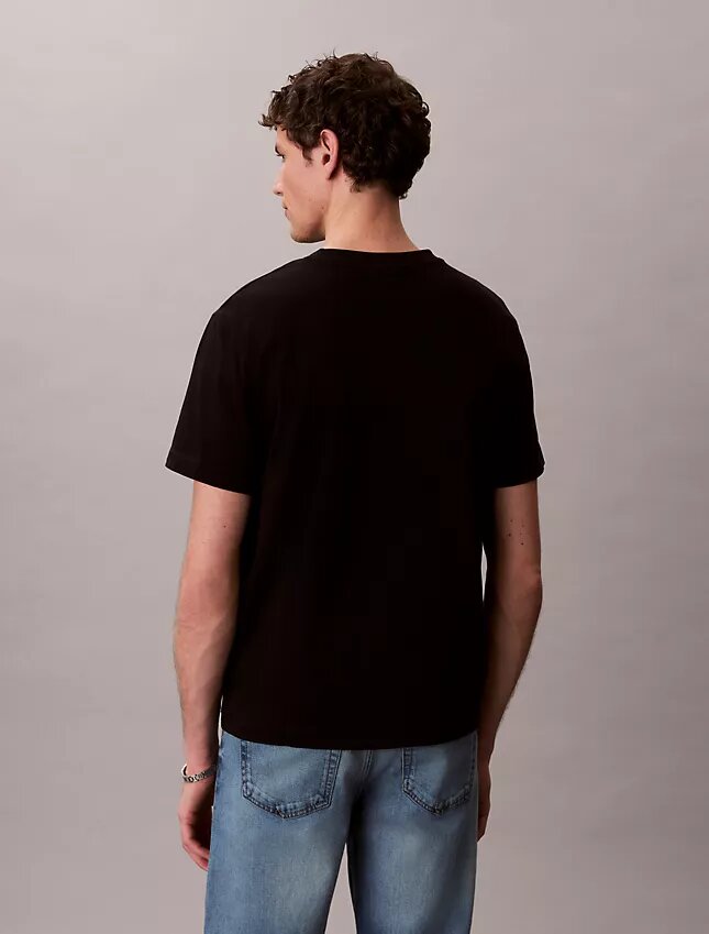 T-shirt Descontraída com Monogram Bordado T-shirt Descontraída com Monogram Bordado
