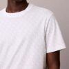 T-shirt Descontraída com Monogram em Toda a Superfície T-shirt Descontraída com Monogram em Toda a Superfície