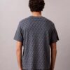 T-shirt Descontraída com Monogram em Toda a Superfície T-shirt Descontraída com Monogram em Toda a Superfície