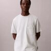 T-shirt Descontraída em Mistura de Algodão T-shirt Descontraída em Mistura de Algodão