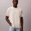T-shirt Descontraída em Mistura de Algodão T-shirt Descontraída em Mistura de Algodão