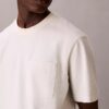 T-shirt Descontraída em Mistura de Algodão T-shirt Descontraída em Mistura de Algodão