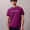 T-shirt folgada com logótipo em destaque T-shirt folgada com logótipo em destaque