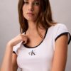T-shirt justa com gráfico Monologo T-shirt justa com gráfico Monologo