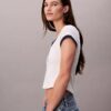 T-shirt justa com logótipo Monogram T-shirt justa com logótipo Monogram