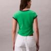 T-shirt justa com logótipo Monogram T-shirt justa com logótipo Monogram