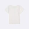 T-shirt Monologo com canelado grosso para meninas T-shirt Monologo com canelado grosso para meninas