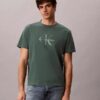 T-shirt Monologo com lavagem ácida T-shirt Monologo com lavagem ácida