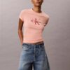 T-shirt Monologo com lavagem ácida T-shirt Monologo com lavagem ácida
