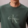 T-shirt Monologo com lavagem ácida T-shirt Monologo com lavagem ácida