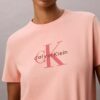 T-shirt Monologo com lavagem ácida T-shirt Monologo com lavagem ácida