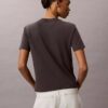 T-shirt Monologo com lavagem ácida