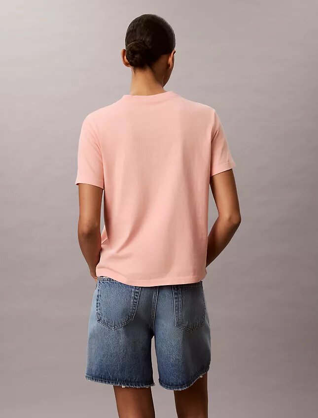 T-shirt Monologo com lavagem ácida T-shirt Monologo com lavagem ácida