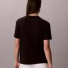 T-shirt Monologo com lavagem ácida T-shirt Monologo com lavagem ácida