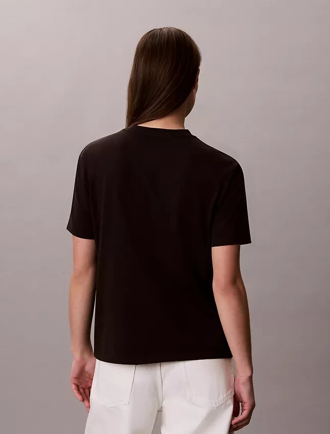 T-shirt Monologo com lavagem ácida T-shirt Monologo com lavagem ácida