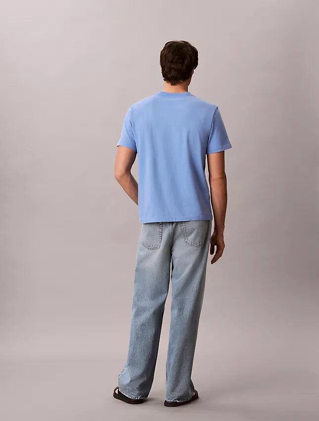 T-shirt Monologo com lavagem ácida T-shirt Monologo com lavagem ácida