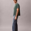 T-shirt Monologo com lavagem ácida T-shirt Monologo com lavagem ácida