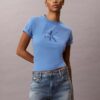T-shirt Monologo com lavagem ácida T-shirt Monologo com lavagem ácida