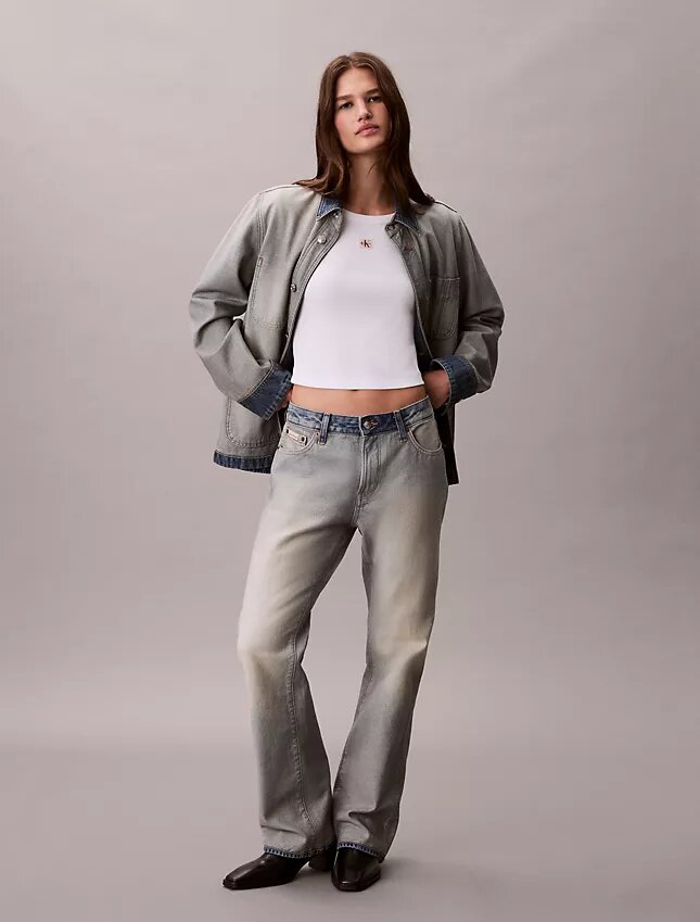 T-shirt Monologo Slim em tecido T-shirt Monologo Slim em tecido